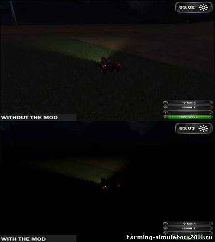 Мод Темные ночи для игры Farming Simulator 2011