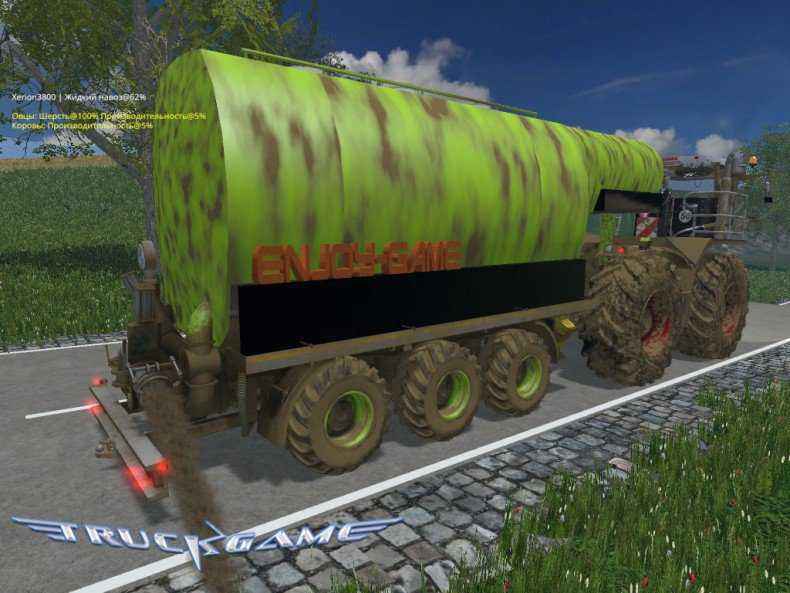 Мод Enjoy Saddletrailer для игры Farming Simulator 2015