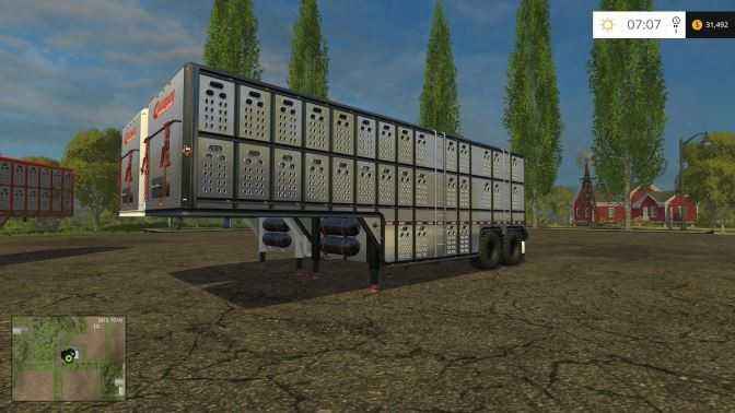 Мод Cimarron Livestock Trailer v 0.9b для игры Farming Simulator 2015