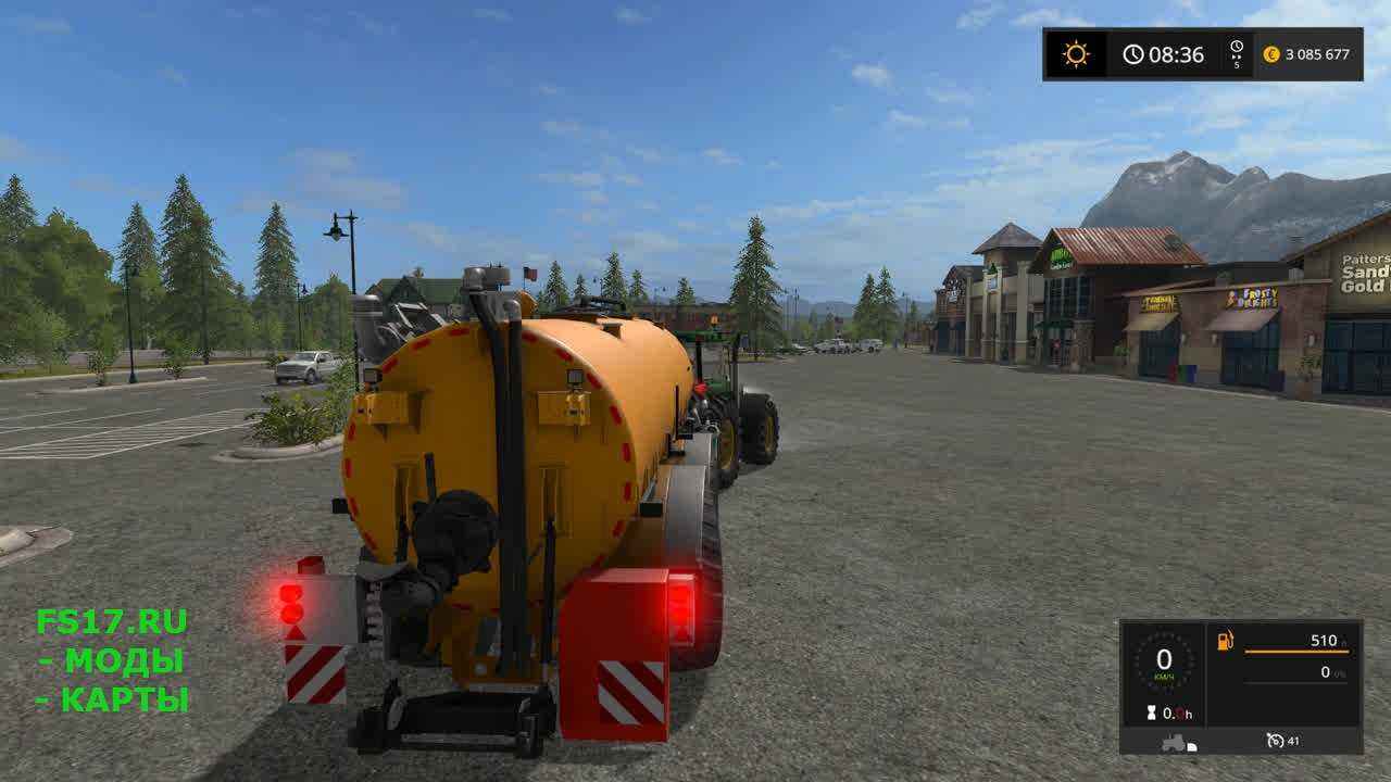 Мод Большая бочка для жидкого навоза Joskin для игры Farming Simulator 2017