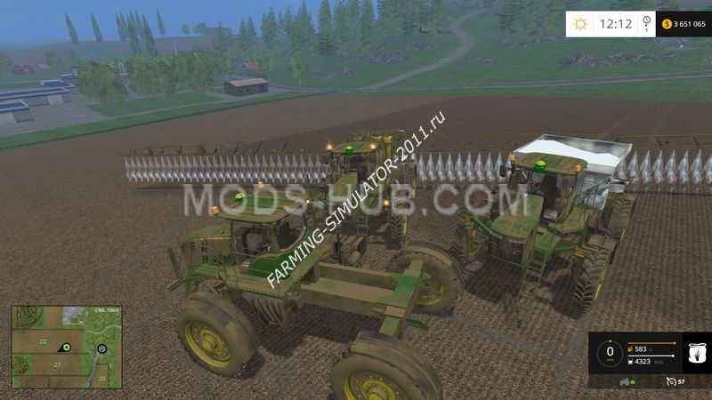 Мод John Deere 4045 Sprayer v 1.0 для игры Farming Simulator 2015