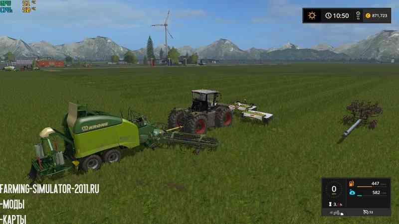 Мод Class 3200 and Krone Ultima Balers with front Nadal v1.0 для игры Farming Simulator 2017