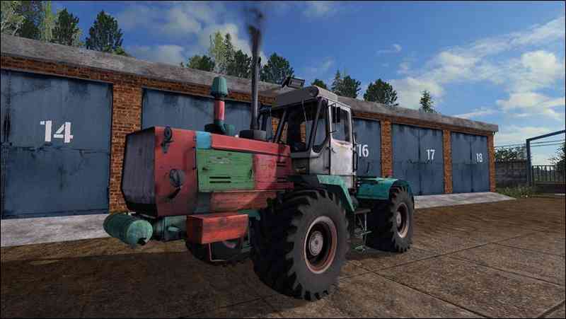 Мод ХТЗ Т-150К ЗАРЯ для игры Farming Simulator 2017