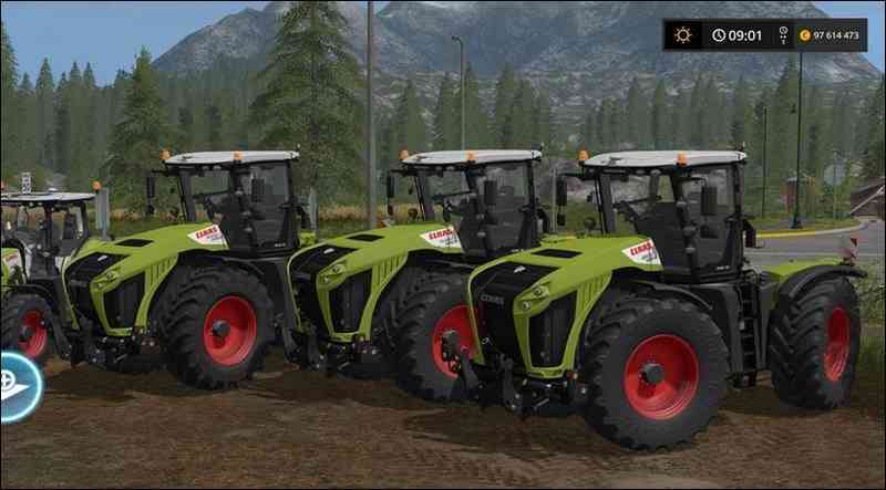 Мод Claas Arion / Xerion Pack для игры Farming Simulator 2017