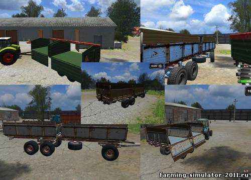 Мод Пак прицепов ПТС для игры Farming Simulator 2011