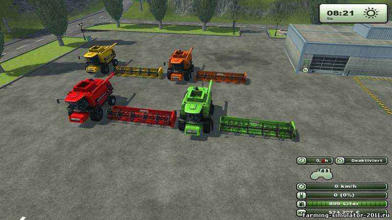 Мод комбайны DEUTZ 7545 для игры Farming Simulator 2013