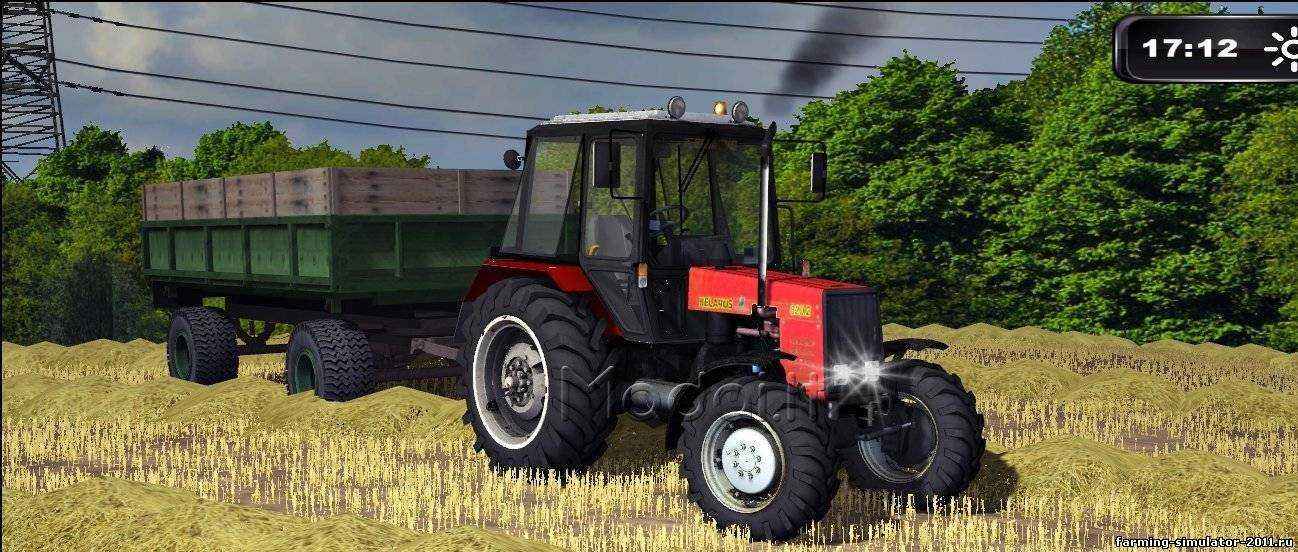 Мод Беларус 820.2  турбо для игры Farming Simulator 2011