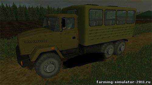 Мод Краз тягач для Farming Simulator 2011
