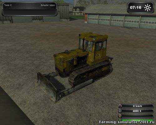 Мод Гусеничный Т 130 для игры Farming Simulator 2011