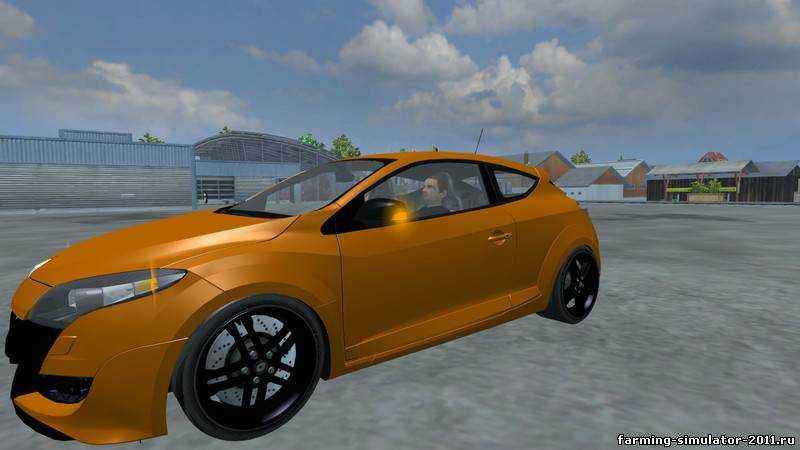 Мод Автомобиль RENAULT MEGANE RS для Farming Simulator 2013
