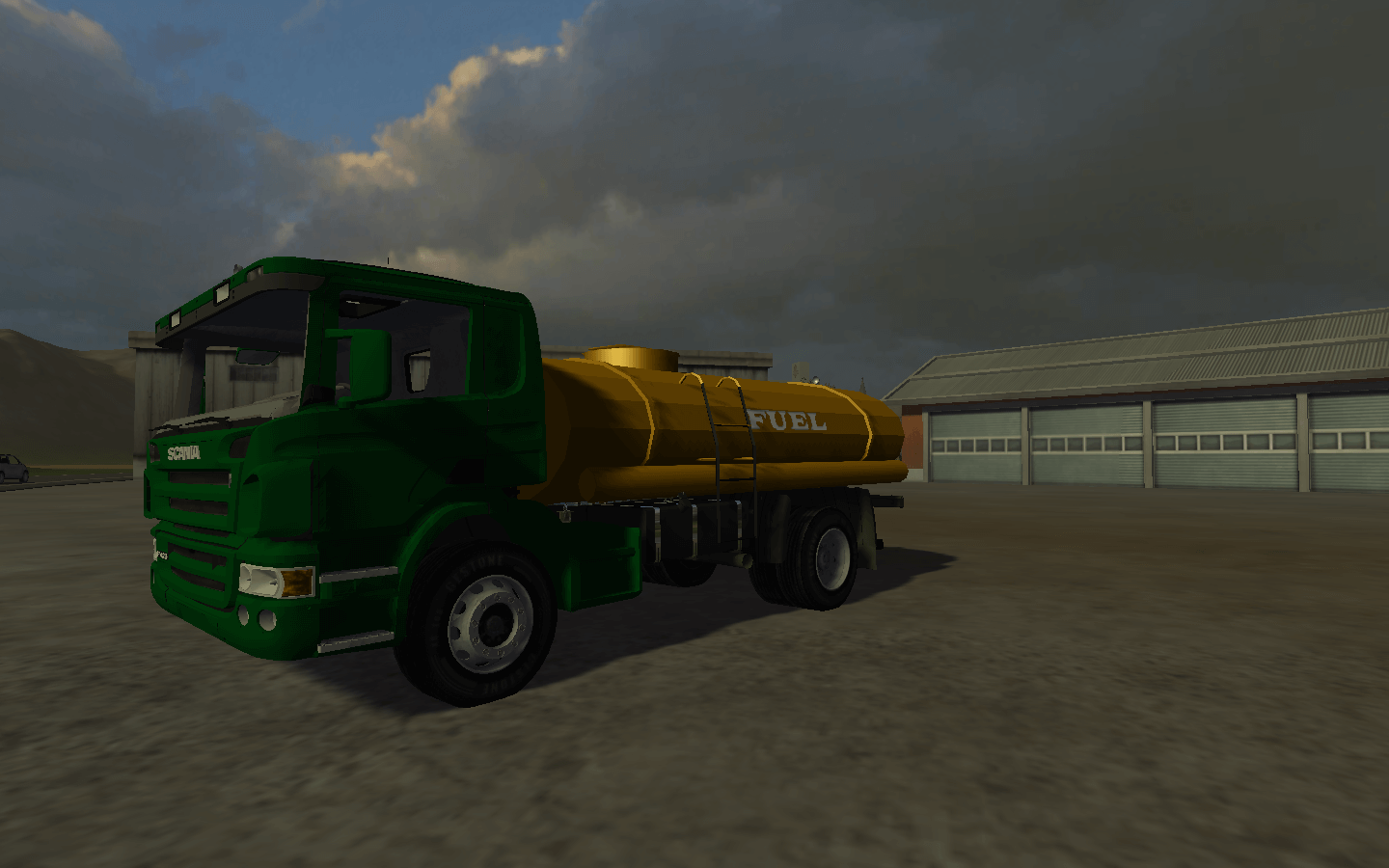 Мод Грузовик Scania Fuel для Farming Simulator 2011