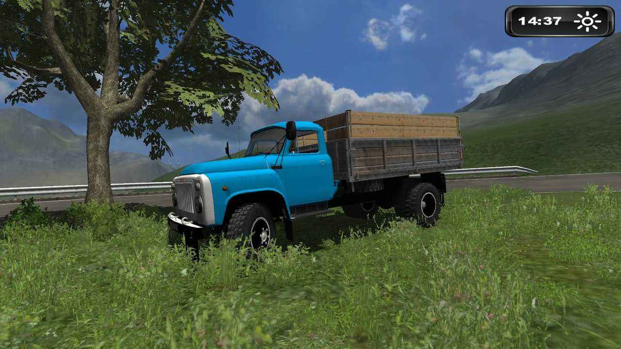 Мод Грузовик Газ саз 53 для игры Farming Simulator 2011
