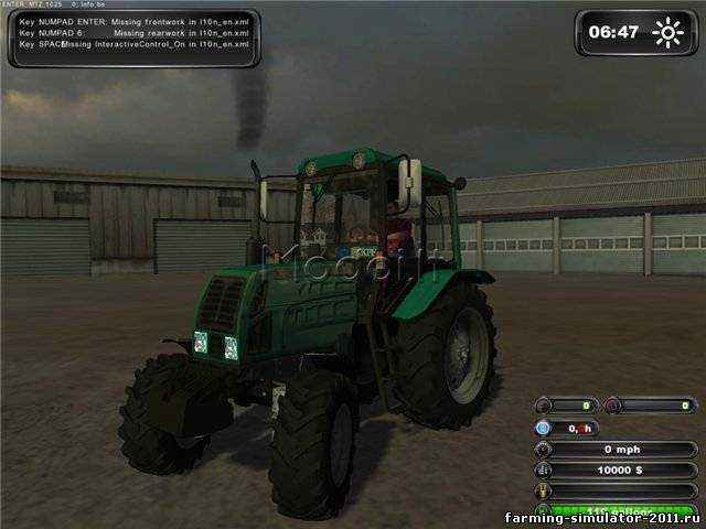 Мод Беларус 820 для игры Farming Simulator 2011