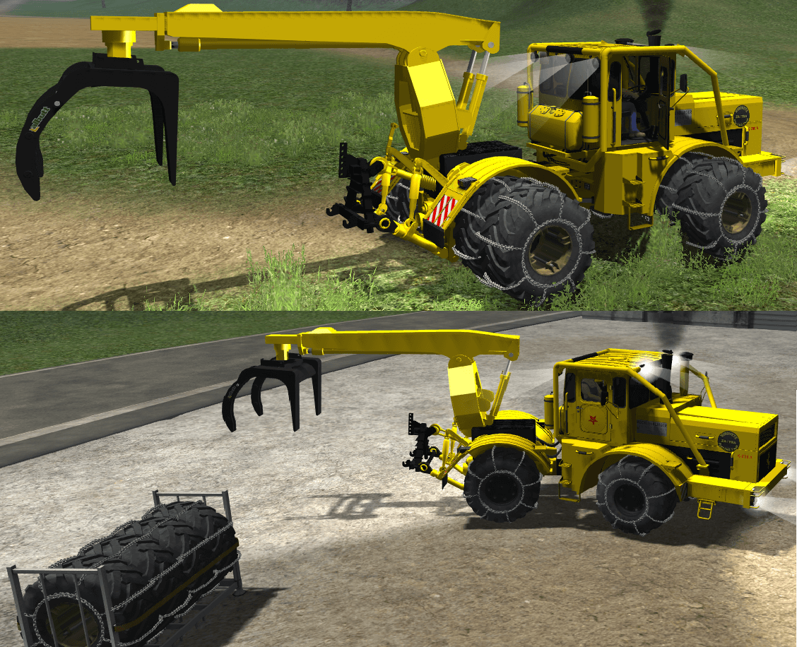 Мод трактор kirovets для игры Farming Simulator 2011