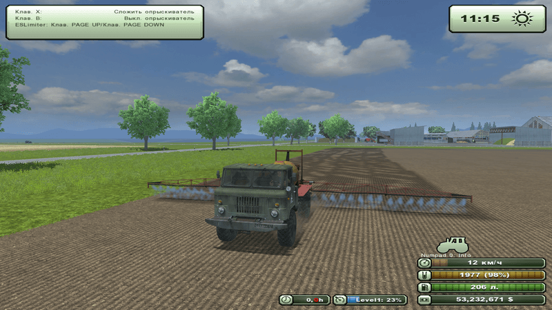 Мод GAZ 66 SPRAYER для Farming Simulator 2013