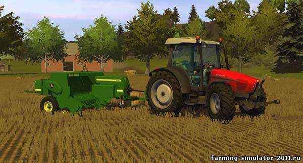 Мод John Deere 348 для игры Farming Simulator 2013