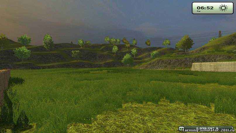 Мод Текстура травы для игры Farming Simulator 2013
