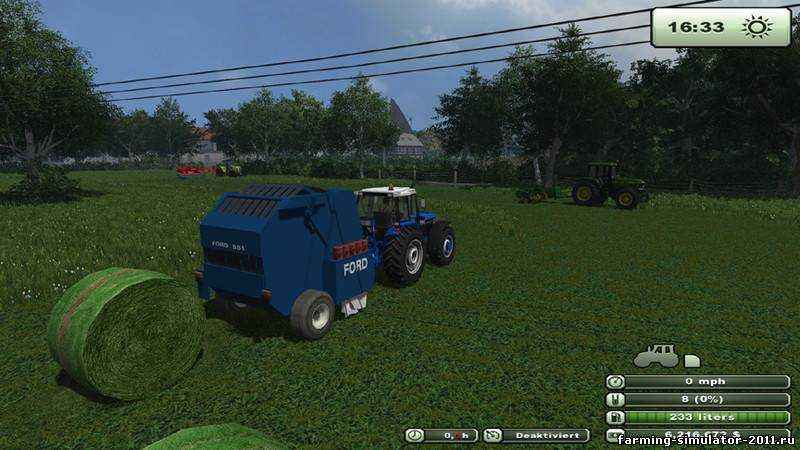Мод FORD 551 ROUNDBALER для игры Farming Simulator 2013