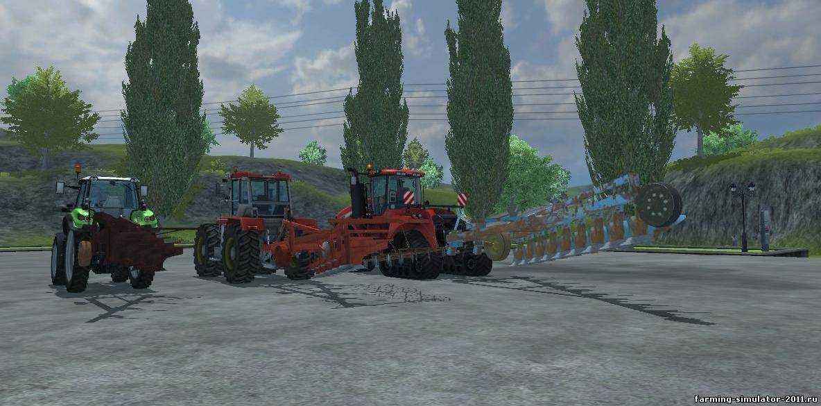 Мод PLN Сборник плугов для игры Farming Simulator 2013