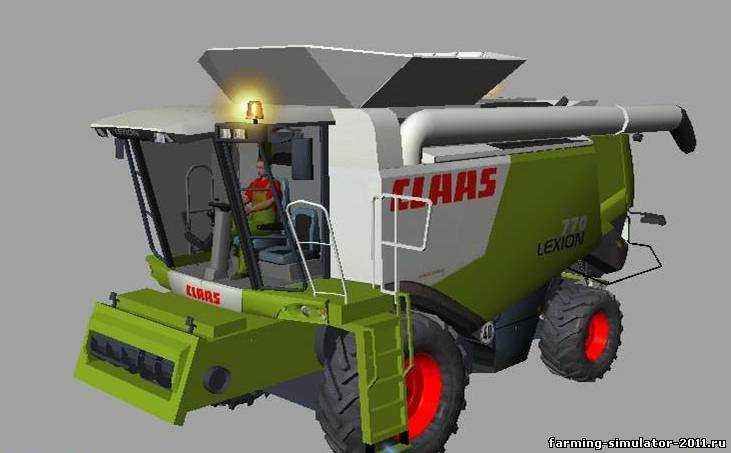 Мод CLAAS Lexion 770 для игры Farming Simulator 2013
