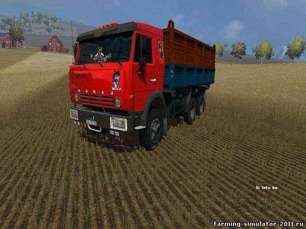 Мод Камаз 55102 для игры Farming Simulator 2013