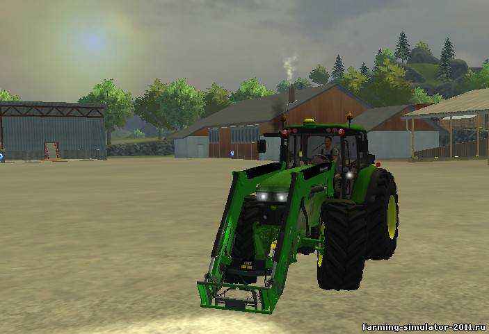 Мод JOHN DEERE 6150M для игры Farming Simulator 2013