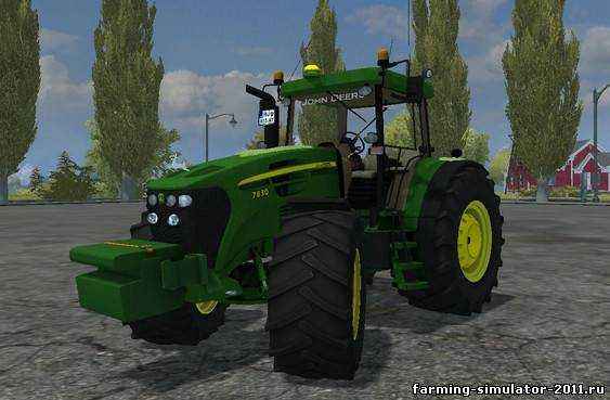 Мод John Deere 7830 для Farming Simulator 2013