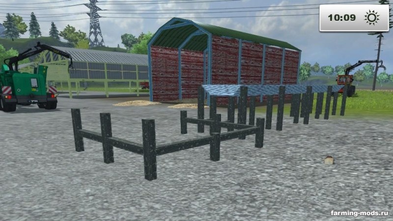 Мод Placeable Chipper Dock v1.0 для игры Farming Simulator 2013