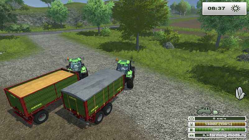 Мод Прицеп Fortuna FTD 150 K 180 Pack V 1.5 для игры Farming Simulator 2013
