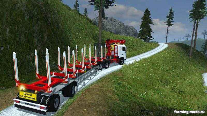 Мод Полуприцеп Huttner Grume для игры Farming Simulator 2013
