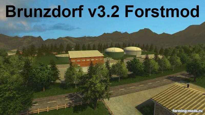 Мод Карта Brunzdorf v3.2 Forstmod для Farming Simulator 2013