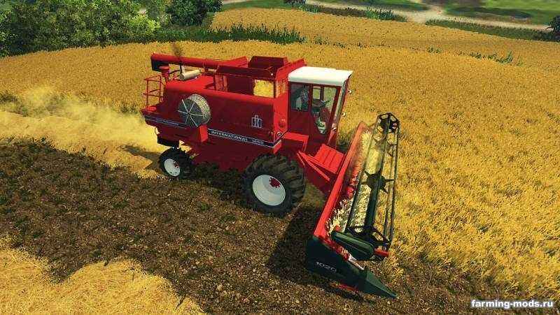 Мод Комбайн IH 1480 More Realistic для игры Farming Simulator 2013