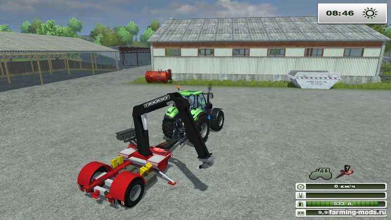 Мод TAKRAF crane trailer homemade v 1.0 для игры Farming Simulator 2013