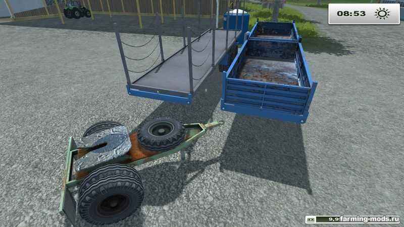 Мод Полуприцеп NS1 With Dolly V 1.0 для игры Farming Simulator 2013
