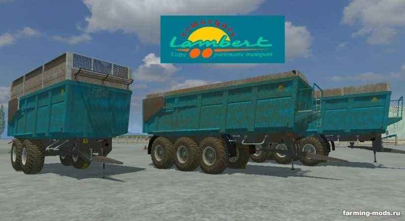 Мод Прицеп Lambert Trailer v2.0 для игры Farming Simulator 2013