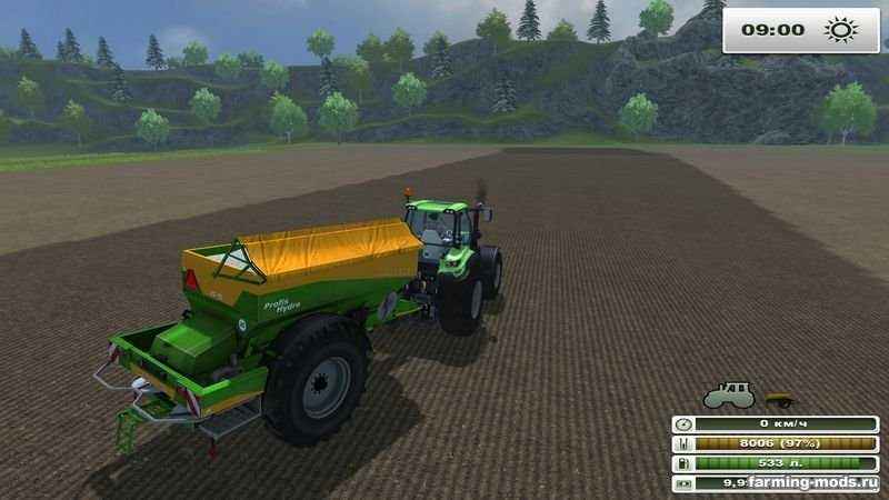 Мод Прицеп Amazone ZG TS 8200 v3.0 для игры Farming Simulator 2013