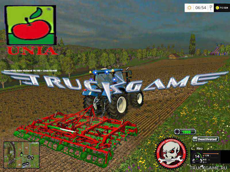 Мод Unia Kombi 5.6 для игры Farming Simulator 2015