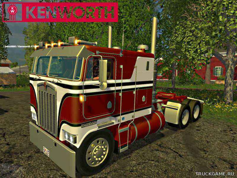 Мод Kenworth K100 v2.0 для Farming Simulator 2015