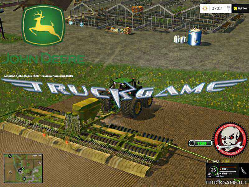 Мод John Deere Multiseeder v1.0 для Farming Simulator 2015