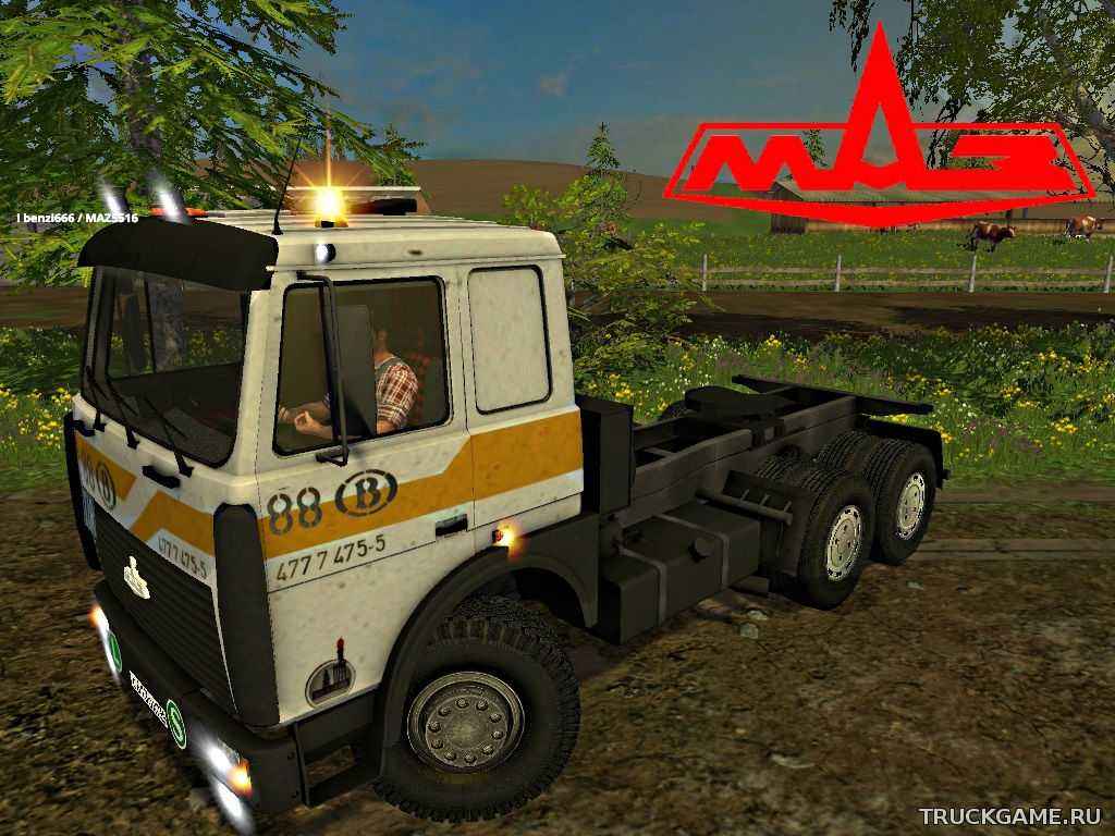 Мод MAZ-5516 v1.0 для игры Farming Simulator 2015