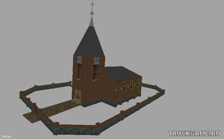 Мод Dorfkirche v1.0 для Farming Simulator 2015
