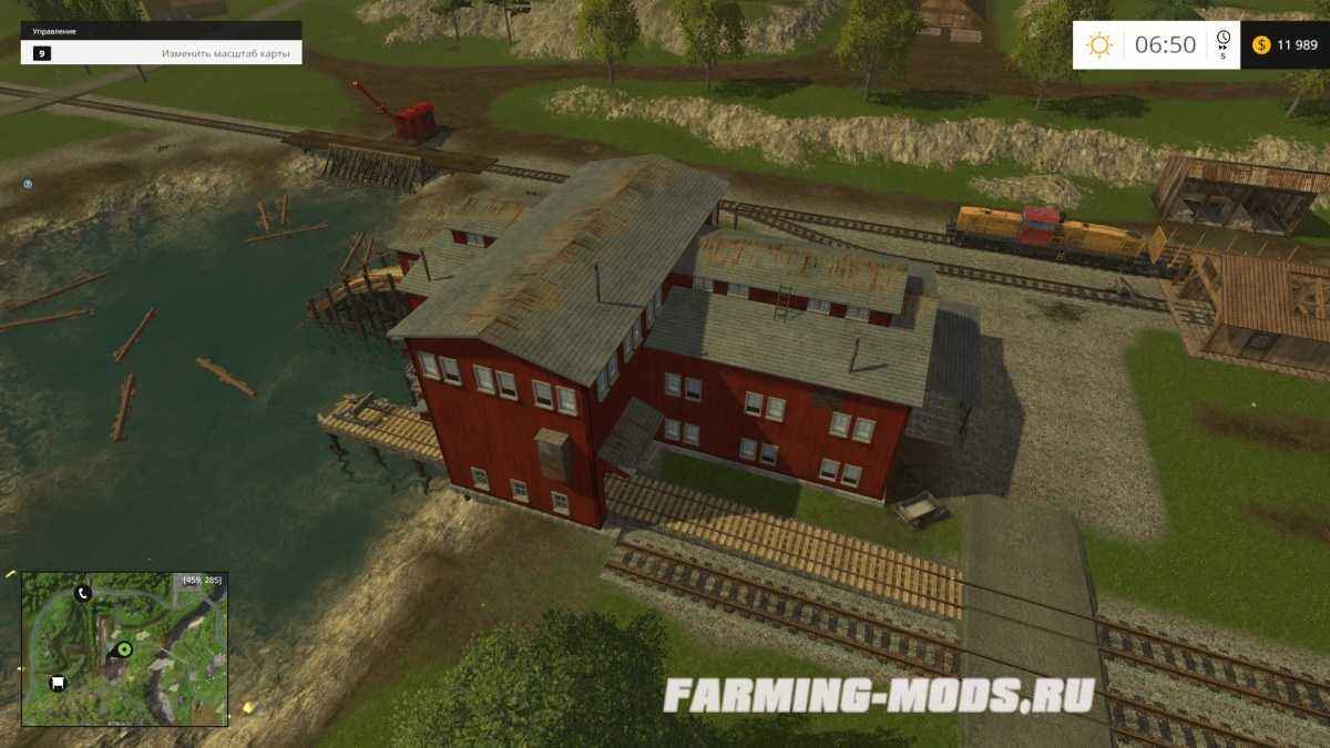 Мод Карта AVGUS map v1.0 для игры Farming Simulator 2015