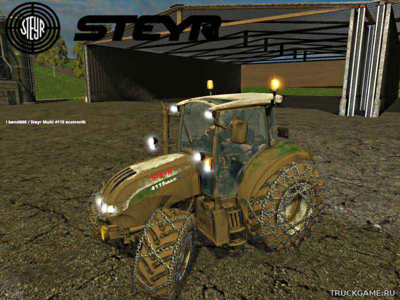 Мод Steyr Multi 4115 FL v3.0 для игры Farming Simulator 2015