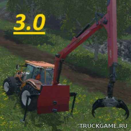 Мод Погрузчик Forst Heckkran v3.0 для игры Farming Simulator 2015