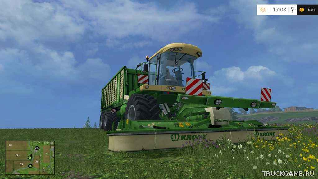 Мод KRONE BIG-L500 Pro для Farming Simulator 2015