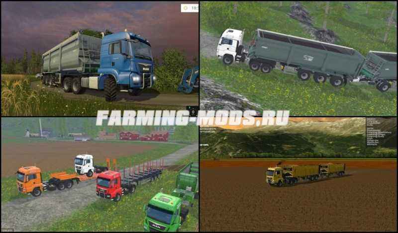 Мод MAN Agricultural v2.4 для игры Farming Simulator 2015