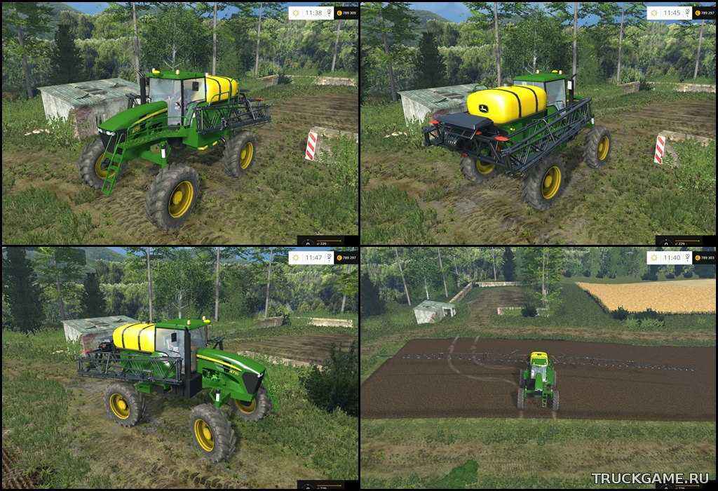 Мод John Deere 4730 Sprayer v1.1 для игры Farming Simulator 2015