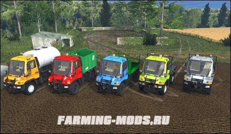 Мод Unimog U400 WB v1.1 для Farming Simulator 2015