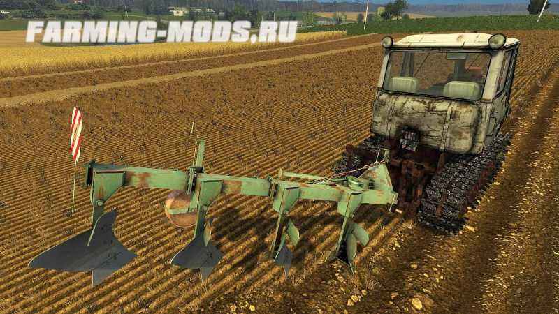 Мод Agrozet 4 Schar Plow v1.0 для Farming Simulator 2015