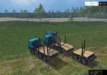 Мод Погрузчик Tatra 815 Forest Truck для Farming Simulator 2015